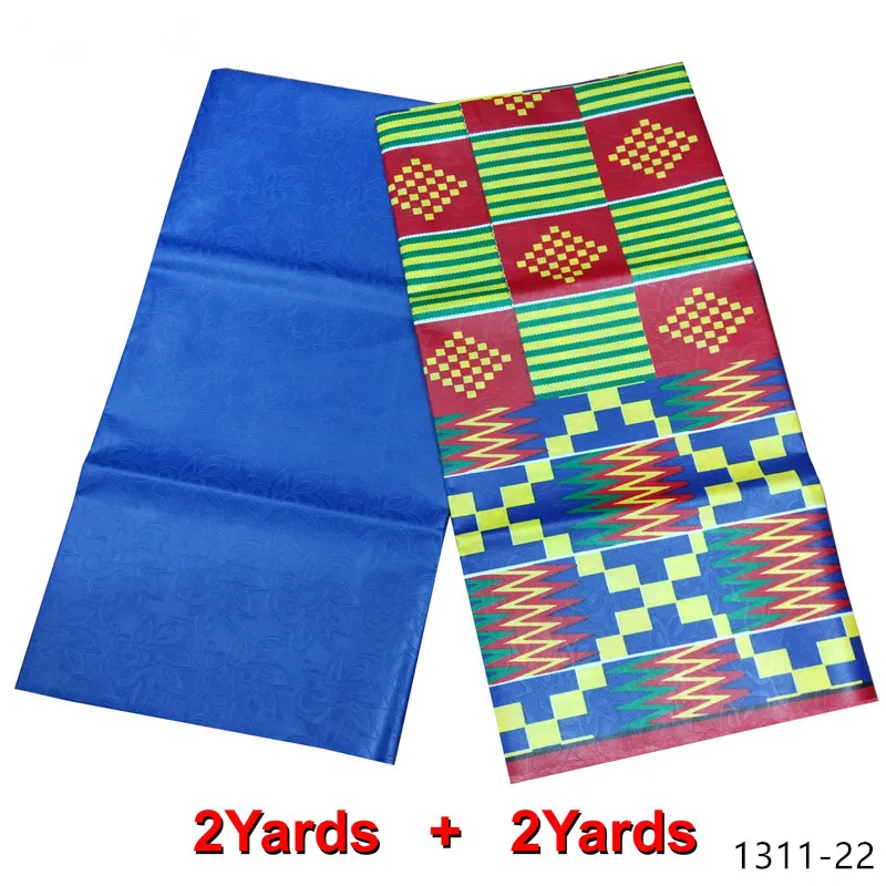 

African fabric wax print ghana wax print fabric wax tissu guinea brocade fabric high quality 4yard Free shipping 1311-18