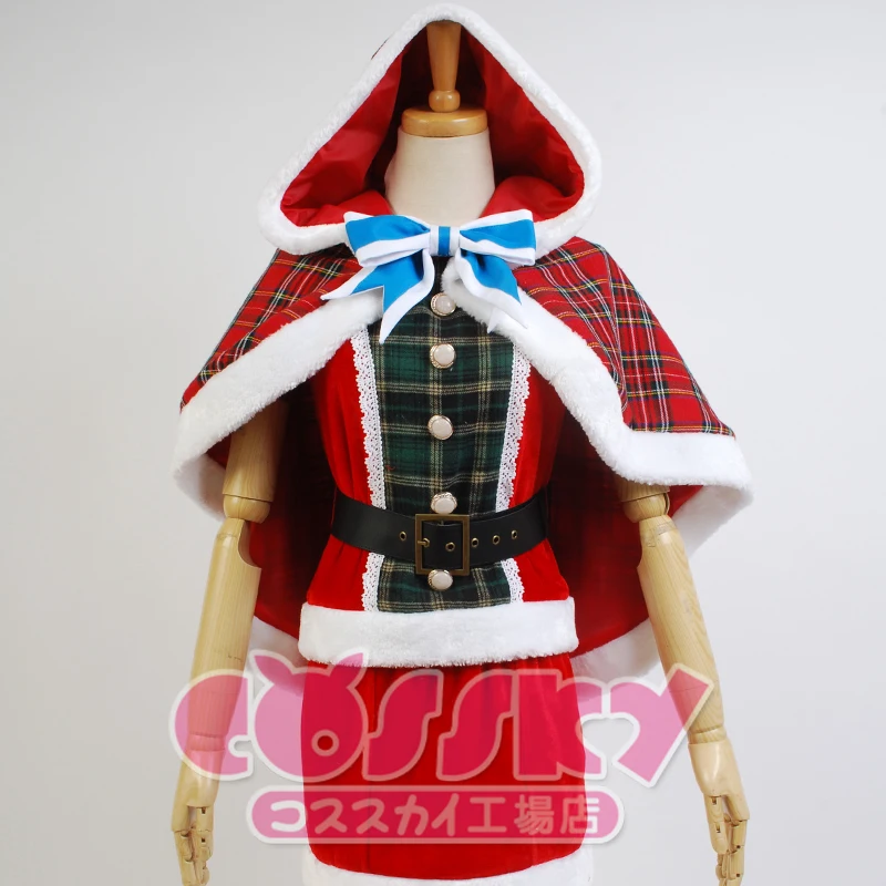

Love Live! Ayase Eli Christmas December Uniforms Cosplay Costume Free Shipping