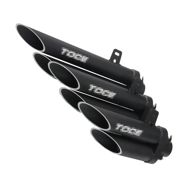 

38~51MM Motorcycle Exhaust Muffler Pipe Double Holes with Laser Marking For Honda R600 R750 R1000 1300R 250R GW250F GSR400 BK400