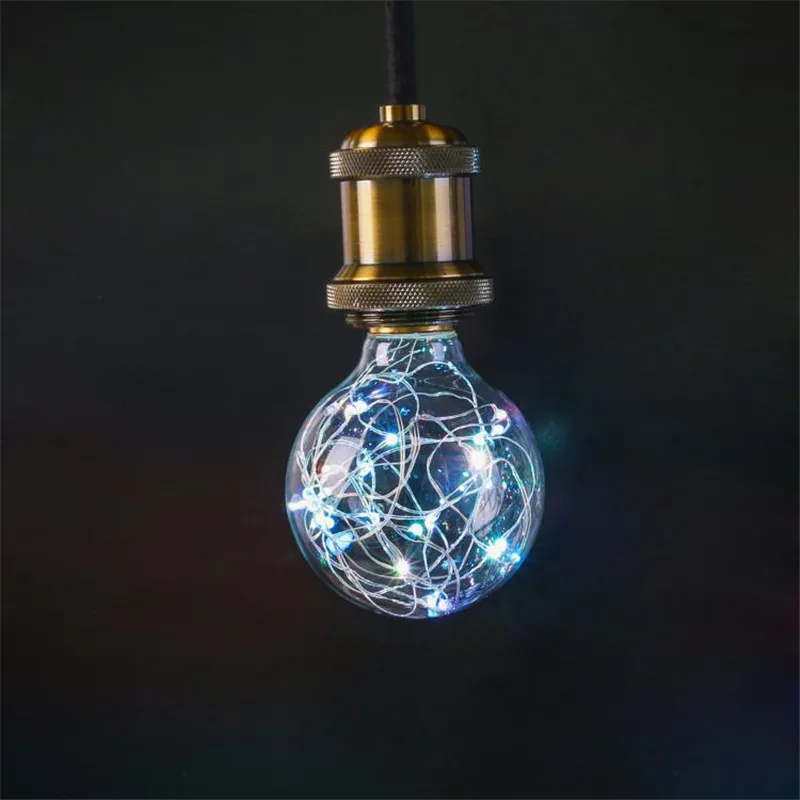 G80 COPPER WIRE E27 BULBS (5)