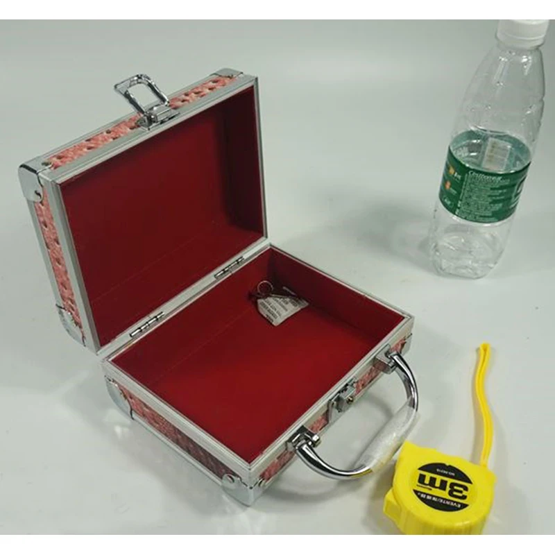 Алюминиевый ручной небольшой ящик для инструментов, многофункциональный бытовой ящик для инструментов и оборудования, коробка для ювелирных изделий