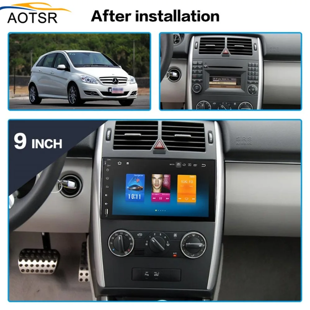 Автомобильный DVD плеер для Mercedes Benz Sprinter W169 W245 W906 A B Class B200 Vito 2004 2012 GPS Navi Радио стерео