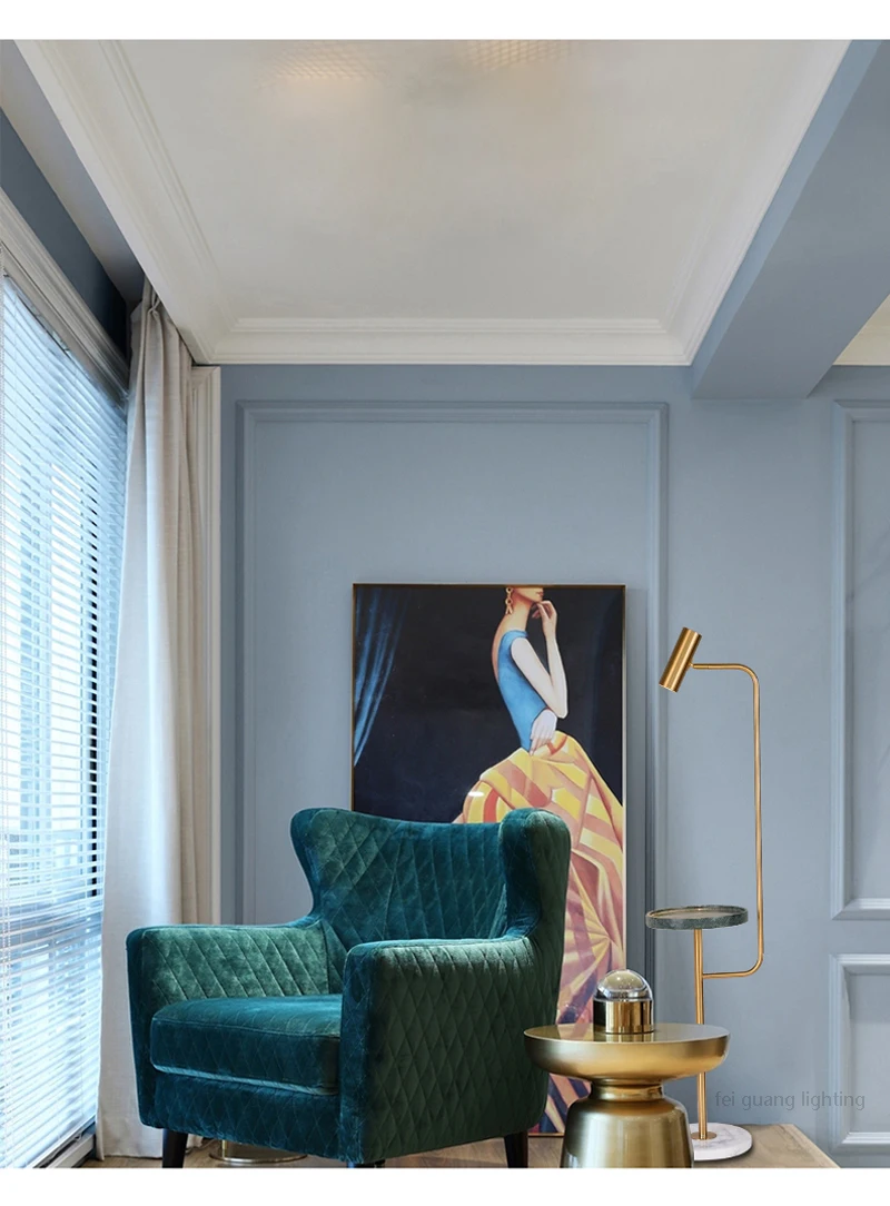 Скандинавский торшер мраморный журнальный столик дизайнерская креативная Гостиная Кабинет Спальня Вертикальный Торшер lampadaire de salon
