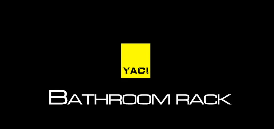 YACI алюминиевый черный держатель для полотенец для ванной комнаты держатель для полотенец для бара держатель для полотенец черный