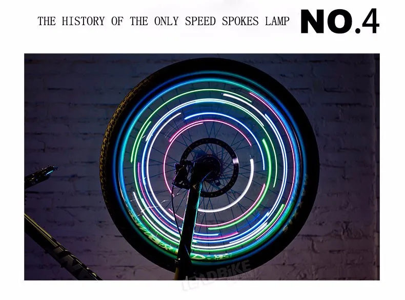 Sale Leadbike Bicycle Accessories Waterproof 20 Led AA Battery Colorful Safety Wheel Light Bike Spoke Light Lamp For Night Riding 10