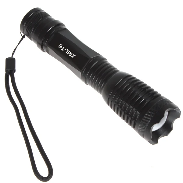 

XM-L T6 2400LM 5Mode lanterna led Torch Zoom LED Flashlight Torch light For 3xAAA or 1x18650 Free shipping