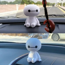Автомобильные украшения с мультяшным изображением Baymax качающаяся голова авто украшение интерьера большой герой кукла игрушки для интерьера аксессуары автомобиль-Стайлинг Z2