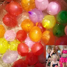 120 шт. набор волшебных быстрозаполненных водяных шаров, заправляемых рубинами, инструмент для воды, детские летние увлекательные игры для активного отдыха для взрослых