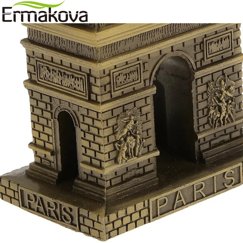 ERMAKOVA Ретро редкая Легенда Металл Париж Триумфальная арка всемирно известный ориентир Строительная архитектура украшение для дома и офиса подарок