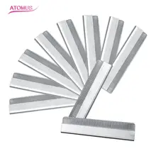 High Quality 10pcs/pack Eyebrow Trimmer Blades Eyebrow Cutter Equipment Super Feather Cut Special Platinum Coated Edge Razor Bla