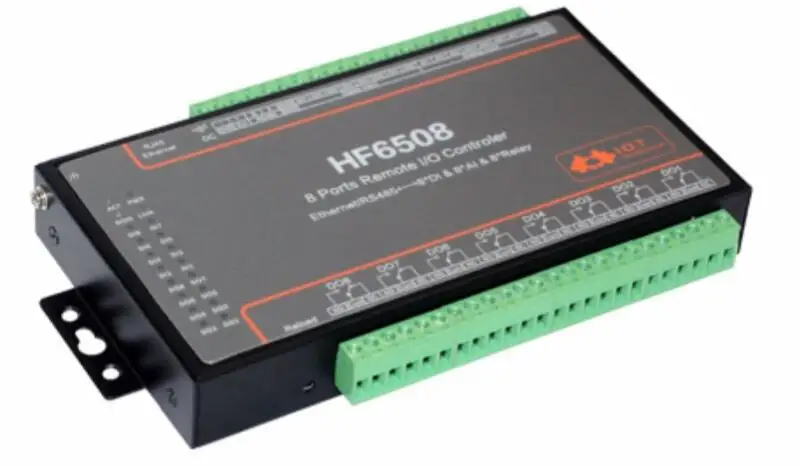 Промышленный контроллер ввода вывода HF6508 8 до каналов Ethernet RS485 канальное