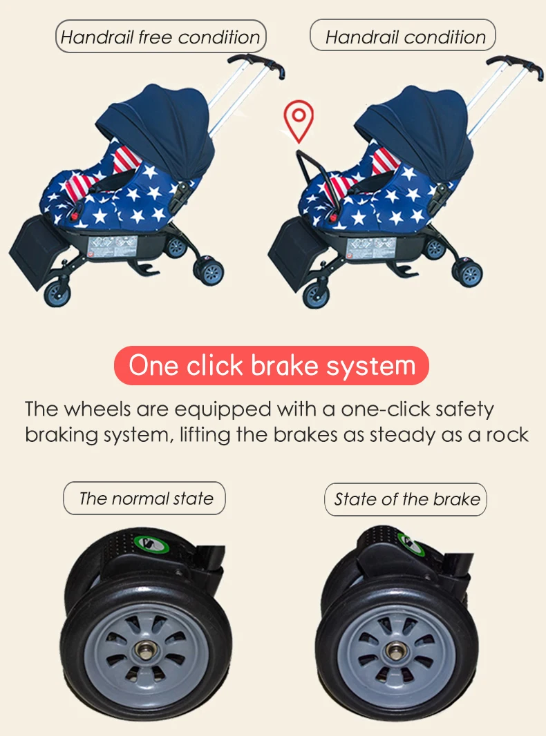 Strolex sit n stroll Baby car seat stroller carriage 5 in 1 Multifunctional baby car seat stroller Sit'n'Stroll lilly gold