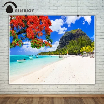 

Allenjoy photography backdrop beautiful beaches sunny island tropical vacations background photo studio camera fotografica
