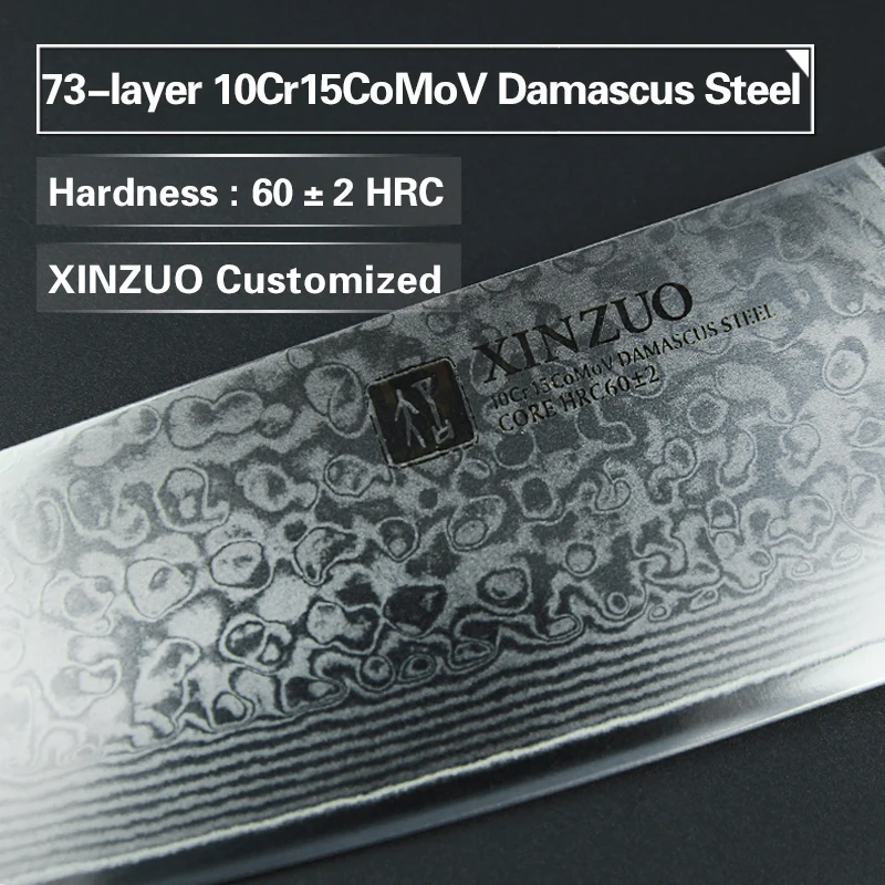 XINZUO 10 inch Chef Knife Japanese Damascus Steel Kitchen Knives Best Quality Professional Gyuto Knife For Hotel and Restaurant