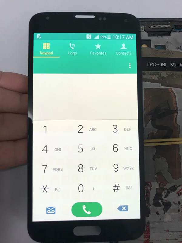 Оригинальный ЖК экран Burn Shadow для Samsung s5 G900 G900F дисплей S5 с сенсорным дигитайзером в