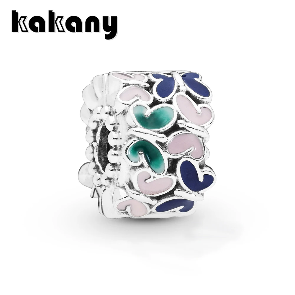 

KAKANY 925 Sterling Silver Butterfly Arrangement Clip for Pandora Style Bracelets and Necklaces Original DIY Jewelry