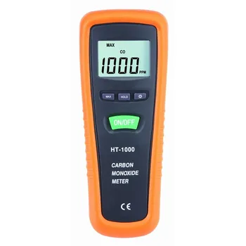 

HT-1000 Portable Handheld Digital LCD CO Monitor Meter Gas Detector Carbon Monoxide Analyzer Supports Manual Zeroing