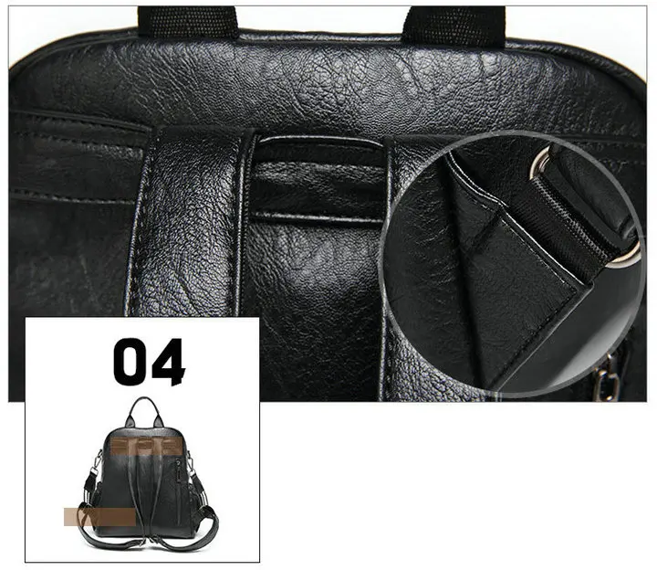 Новая модная женская сумка для отдыха mochila Дамский рюкзак для колледжа дорожные сумки и рюкзаки качественная кожаная сумка на плечо B43-95
