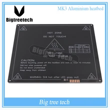 2016 НОВЫЕ продукты Лучшие продажи Инновационных MK3 Алюминий heatbed для 3d принтер 220*220*3 мм с Радиан углы
