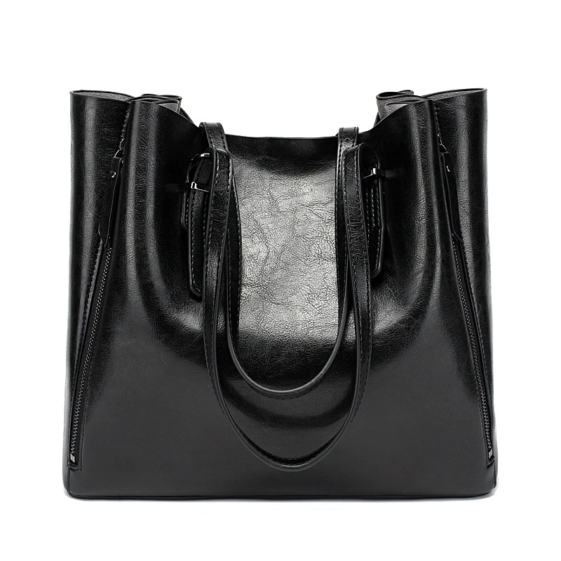 Women's Luxurious Large Tote Bag Black