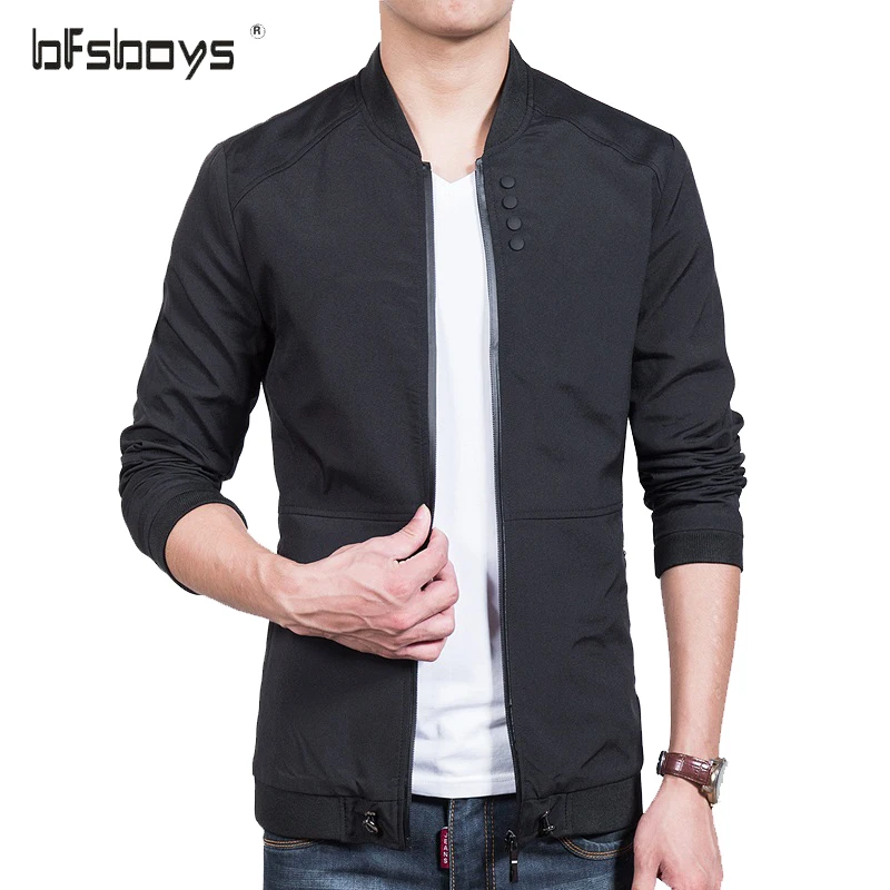 2016 New Men's Jackets BLACK RED BLUE GRAY Fashion Coats
