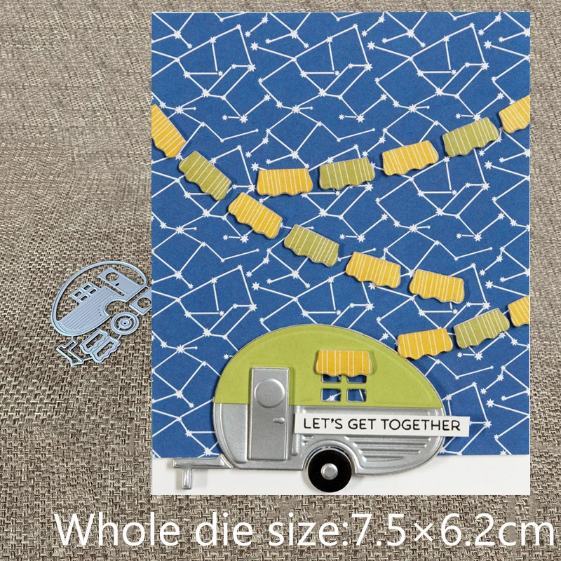 

New Design Craft Metal Cutting Die die cuts Camper decoration scrapbook Album Paper Card Craft Embossing die cuts