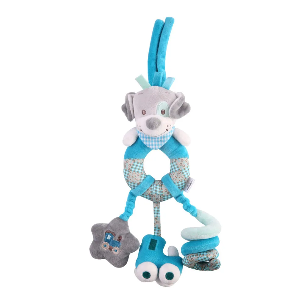 

Rotating Cute Early Learning Hanging Toy Baby Rattle Cartoon Crib Bed Bell Washable Plush Play Soft Lightweight Safe