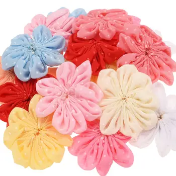 

270PCS 5cm Fabric flowers Chic Hair accessories DIY Headwear hair accessories No Barrette No Hairbows for headband hairband