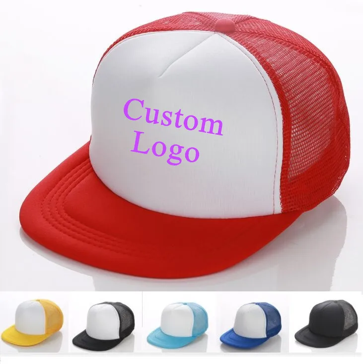 1 шт. полиэстер дизайн DIY Пользовательский логотип Snapback шляпы сетки дышащие