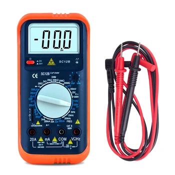 

ESR Capacitor Tester Digital Multimeter Profesional Voltmeter Digital Ammeter Capacitor Testers Current DC/AC Voltage Indicator