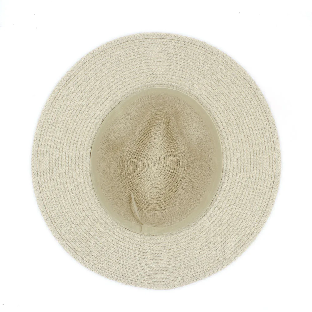 Модная Летняя женская Соломенная фетровая шляпа с широкими полями|panama sun hat|fashion