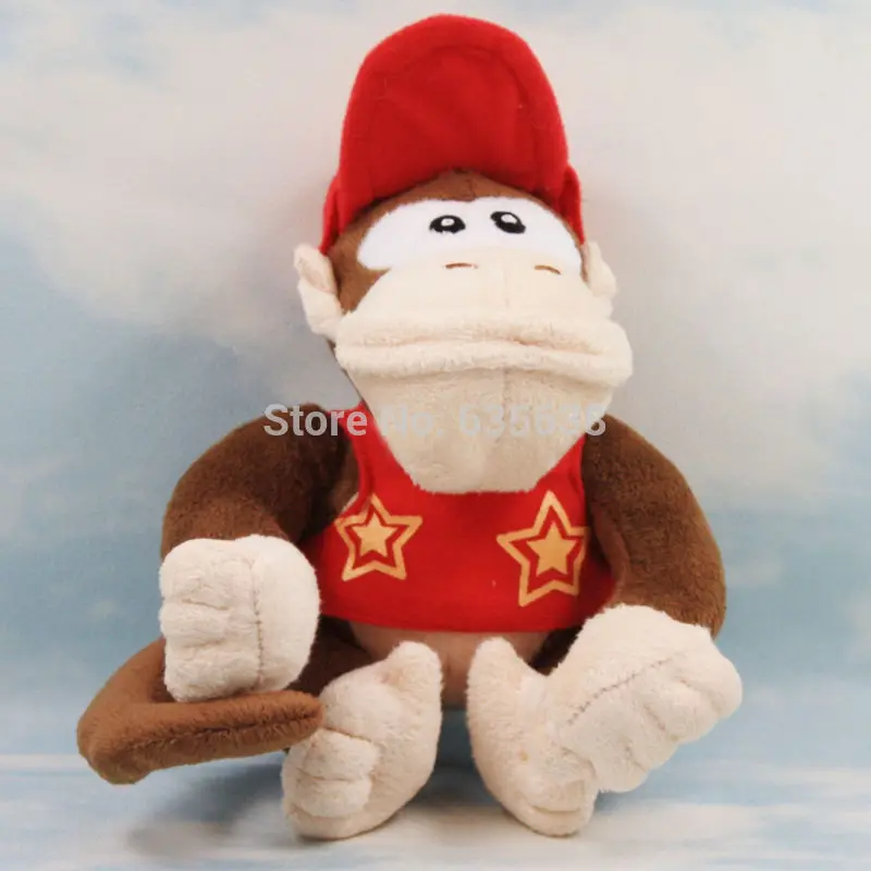 Nintendo Diddy Kong Plush doll Super Mario Bros Donkey Kong Toy Figure