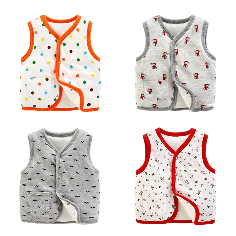 Child Vest Children Clothing Infant Cotton Vest Baby Cotton padded