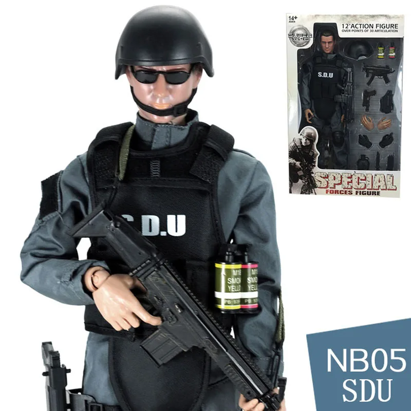Новинка! 1 шт. 12 дюймов 1/6 спецназ SDU Униформа военная армия боевая игра игрушки