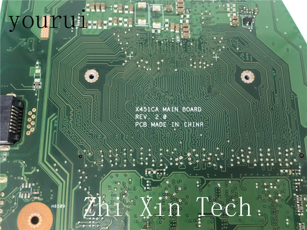 Yourui для ASUS X451C X451CA материнская плата для ноутбука REV 2,0 i3-3217U Процессор 4 Гб Оперативная память памяти DDR3 testde работает хорошо