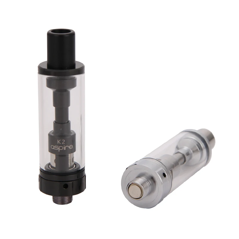 Original Aspire K2 Tank 1.8ml with Organic Cotton Coil Head Atomizer For Electronic Cigarette Aspire K2 MOD Battery Kit BVC Tank A1 Coil 06