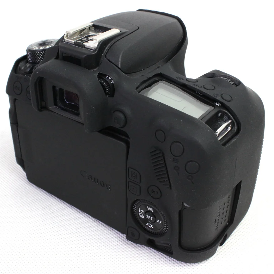 Мягкий силиконовый Защитный чехол DSLR Камера сумка для Canon EOS 77d резиновое покрытие Батарея открытие 77D Камера сумка