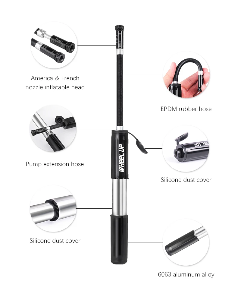 Портативный мини ручной насос для шин из алюминиевого сплава, насос для велосипедной шины, Портативные велосипедные насосы, Аксессуары для велосипеда
