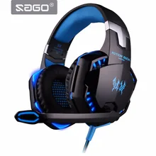 G2000 Deep Bass Game font b Headphone b font Stereo Surrounded Over Ear Gaming Headset Headband