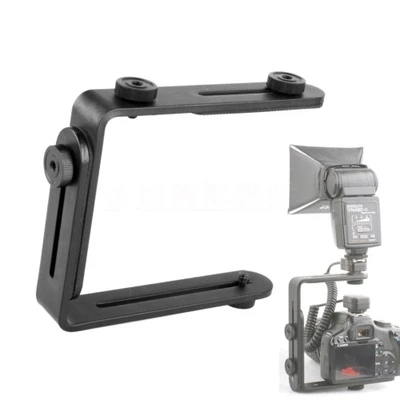 Wholesale camera flash bracket L bracket bilateral frame twin double L bracket L bracket