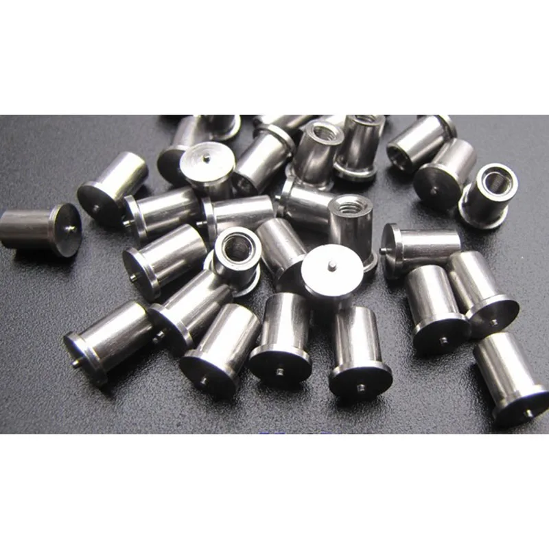 

30pcs/lot stainless steel 304 M3M4M5M6 internal threaded point welding screws spot welding screws set welding studs923