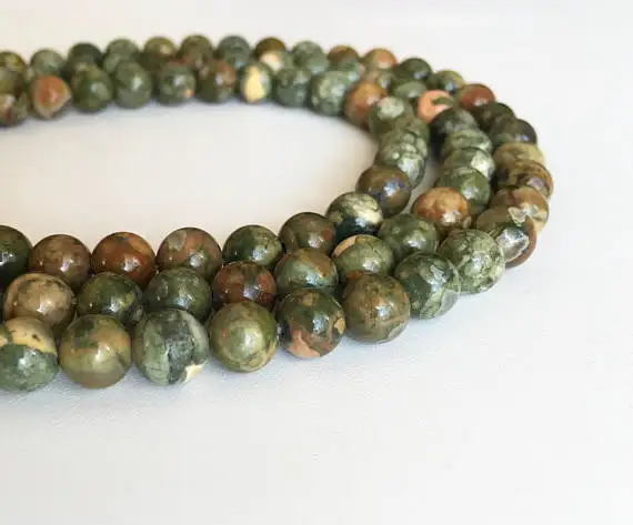 Rhyolite, 8mm Beads3