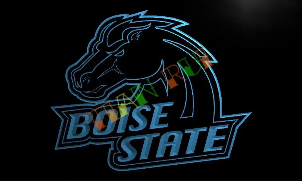 Tr005 Boise State Broncos Led Neon Light Sign Light Sign Home Decor Crafts Plaques Signs Aliexpress
