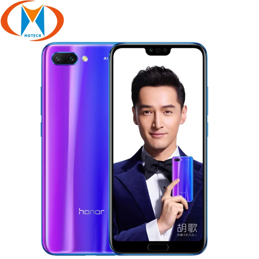 

Honor 10 Global Firmware NFC Android 8.1 Octa Core Mobile Phone 5.84Inch 2280x1080 3400mAh 24MP Fingerprint 4G LTE SmartPhone