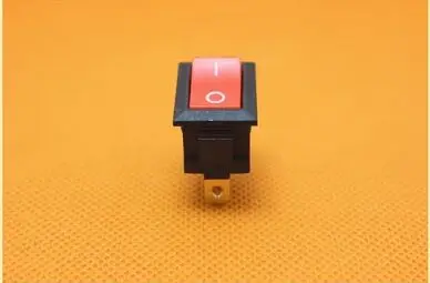 

Red Mini 10Pcs/lot 2 Pin Snap-in On/Off Rocker Switch KCD1-101