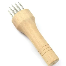 Quilles à viande avec manche en bois | Aiguilles en acier inoxydable, aiguille professionnelle pour le boeuf, outils de cuisine pour le Steak tendre