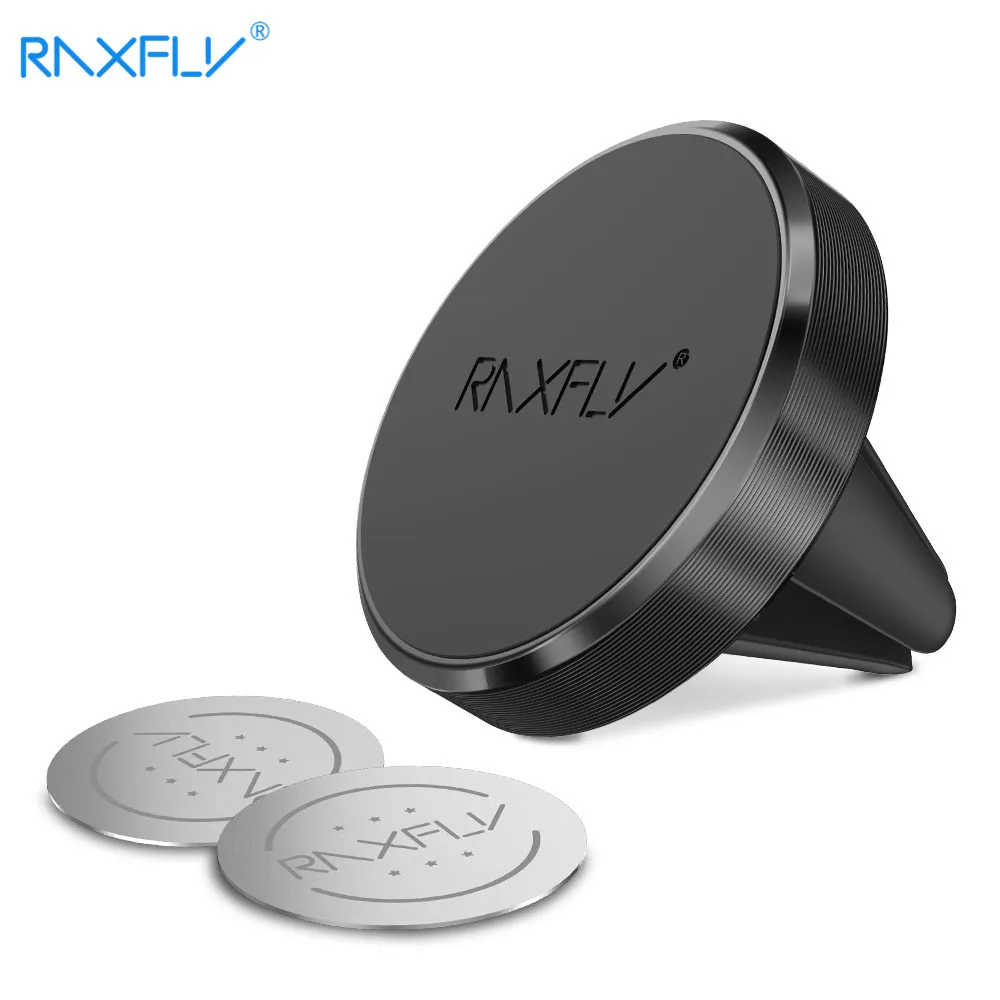 

RAXFLY Car Phone Holder Magnetic Air Vent Mount Magnet Smartphone Support Mobile Car Holder Cellphone GPS Dock 360Rotation Stand