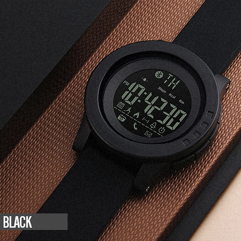 BOZLUN Для мужчин Спорт Смарт часы Шагомер калорий Bluetooth SmartWatch С Камера цифровые