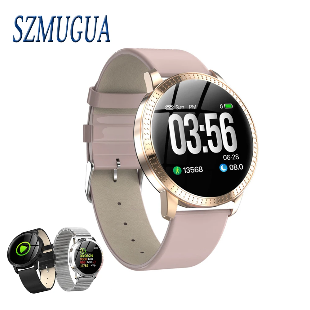 

SZMUGUA Bluetooth Smart Watch IP67 Waterproof Heart Rate Monitor Blood Pressure Multiple Sport Mode Smartwatch Women Wristband