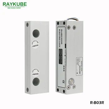 

RAYKUBE Electric Bolt Lock For Frameless Galss Door Access Control System Right Door Lock R-B03R